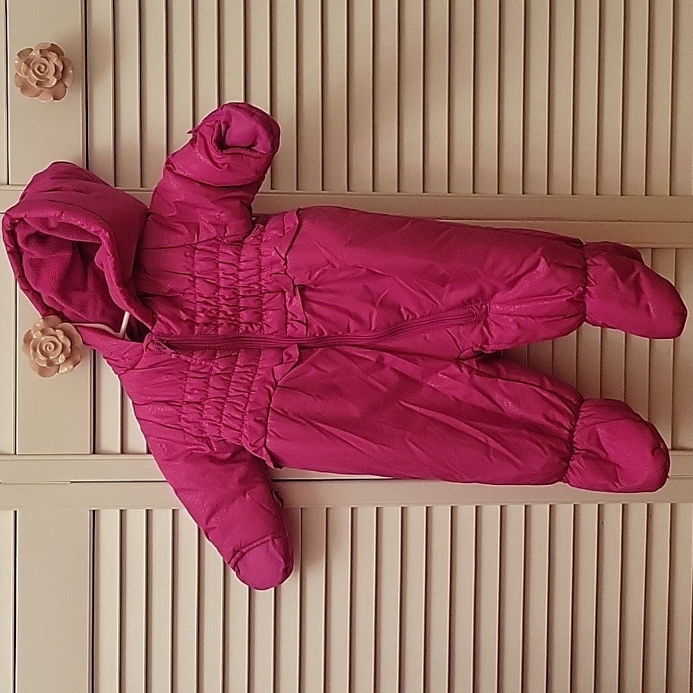 Rothschild pink snowsuit
